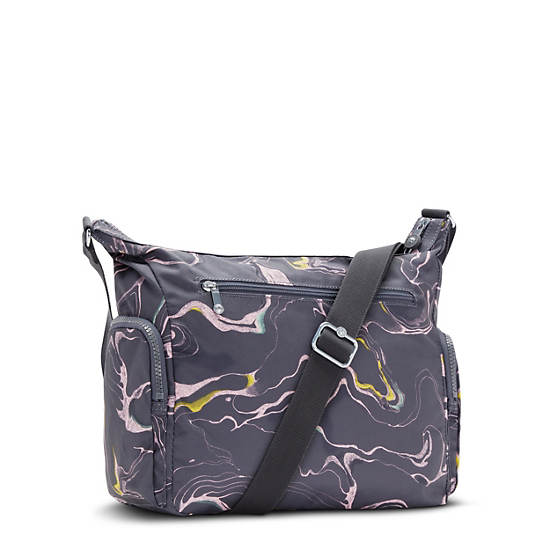 Kipling Gabbie Printed Crossbodytassen Grijs | BE 1160IL